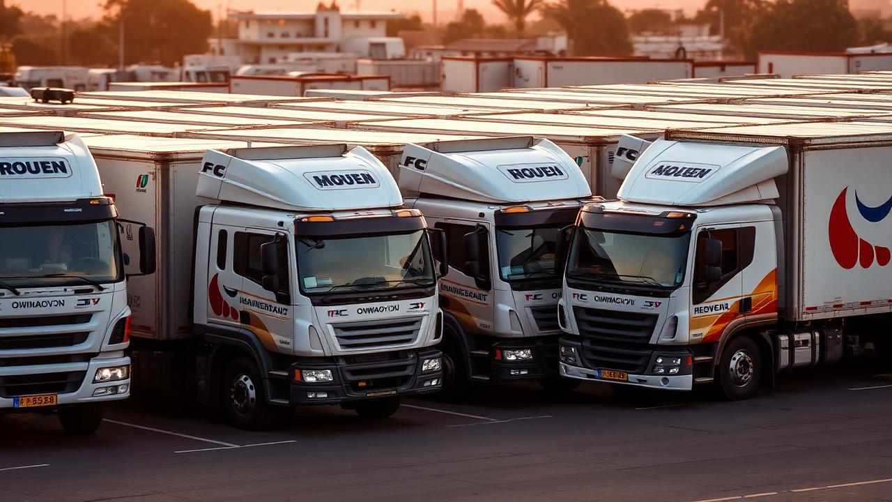 Flotte logistique de livraison